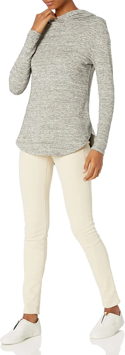 Amazon Essentials Women's Supersoft Terry Essentials Hoodie, Standard-Fit Long-Sleeve Pullover