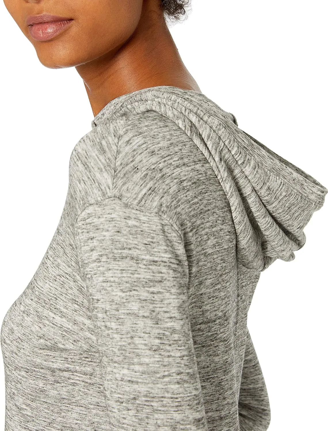 Amazon Essentials Women's Supersoft Terry Essentials Hoodie, Standard-Fit Long-Sleeve Pullover