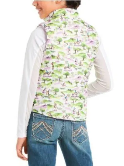 Ariat Girl's Vest Reversible Scene- Clearance