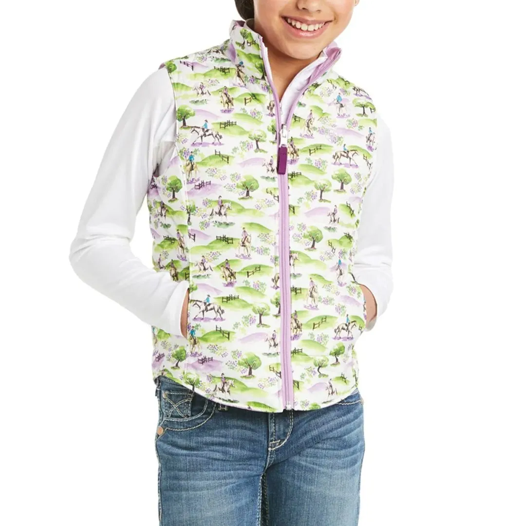 Ariat Girl's Vest Reversible Scene- Clearance