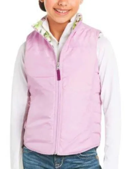 Ariat Girl's Vest Reversible Scene- Clearance