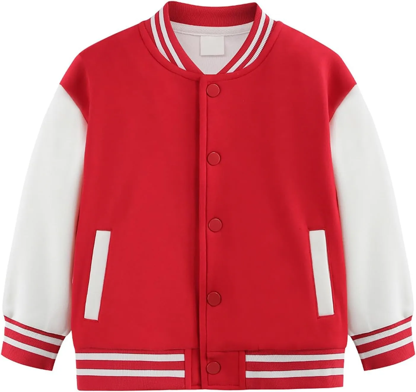 Baby Boy Spring Coat Little Kid Baseball Cardigan Jacket Kids Unisex Boys Varsity Baseball Bomber
