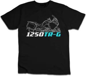 Biker T-Shirt for 1250 TR-G (2021-2024) Fans, 100% Cotton, Classic Fit, Motorcycle-Inspired Design