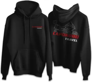 Caponord 1200 Rally/Travel Pack Hoodie - Motorcycle Rider Sweatshirt for Men & Women, Biker Enthusiast Gift
