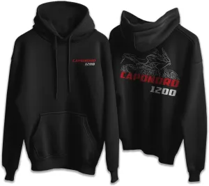 Caponord 1200 Rally/Travel Pack Hoodie - Motorcycle Rider Sweatshirt for Men & Women, Biker Enthusiast Gift