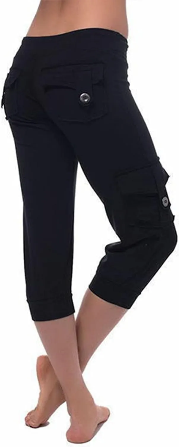 Capri Pants for Women 2024 Capri Leggings Lightweight Summer Casual High Wasit Stretch Pants Cropped Trousers