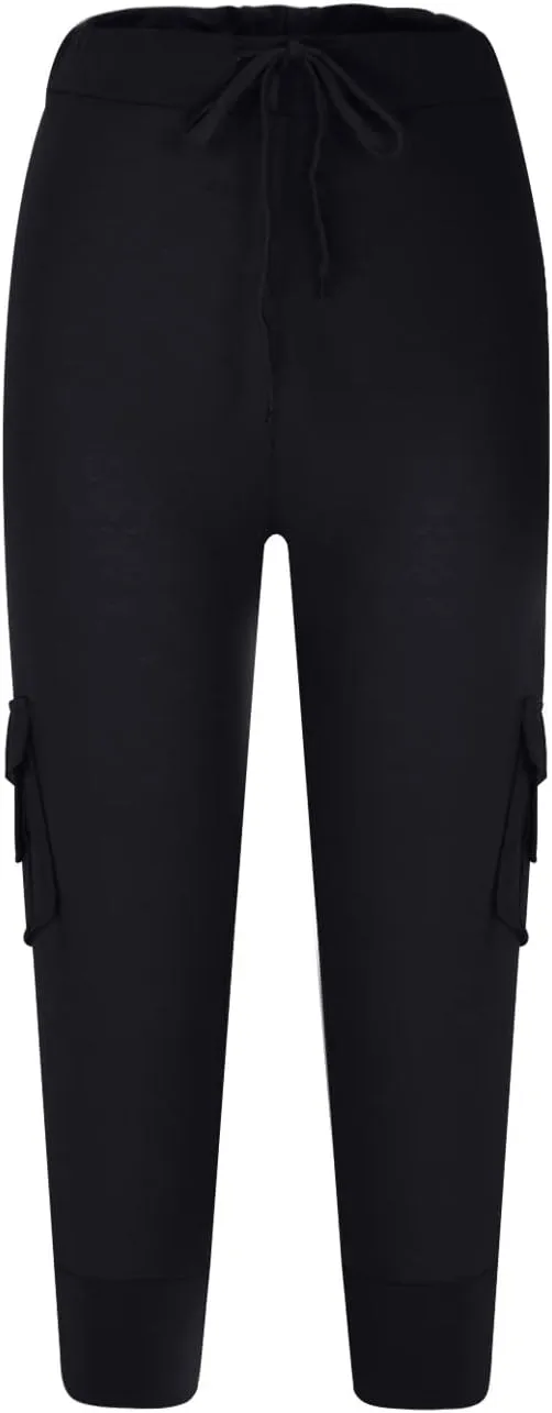 Capri Pants for Women 2024 Capri Leggings Lightweight Summer Casual High Wasit Stretch Pants Cropped Trousers