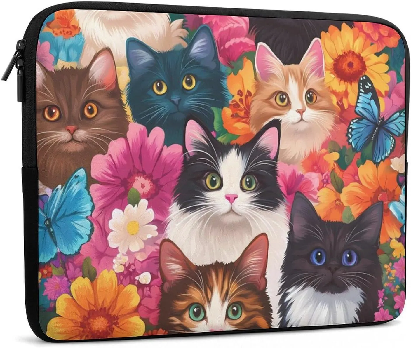 Cat (1) Laptop Case Sleeve Bag 17inch Durable Shockproof Protective Computer Carrying Cover Briefcase