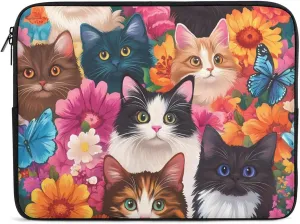 Cat (1) Laptop Case Sleeve Bag 17inch Durable Shockproof Protective Computer Carrying Cover Briefcase