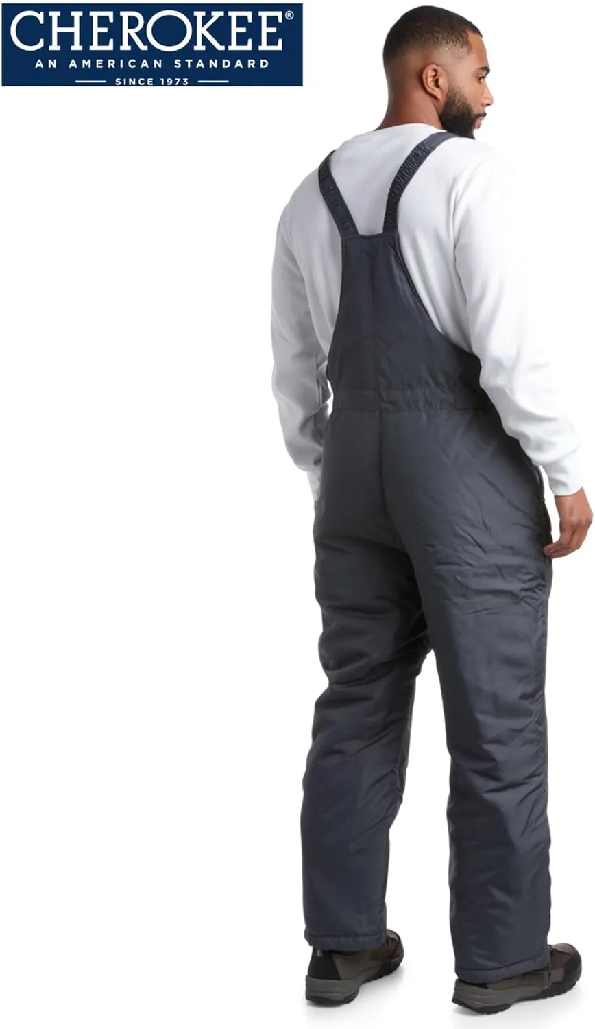 Cherokee Men's Snow Bib - Insulated Waterproof Snow Pants Ski/Snowboard Overalls (M-2XL)
