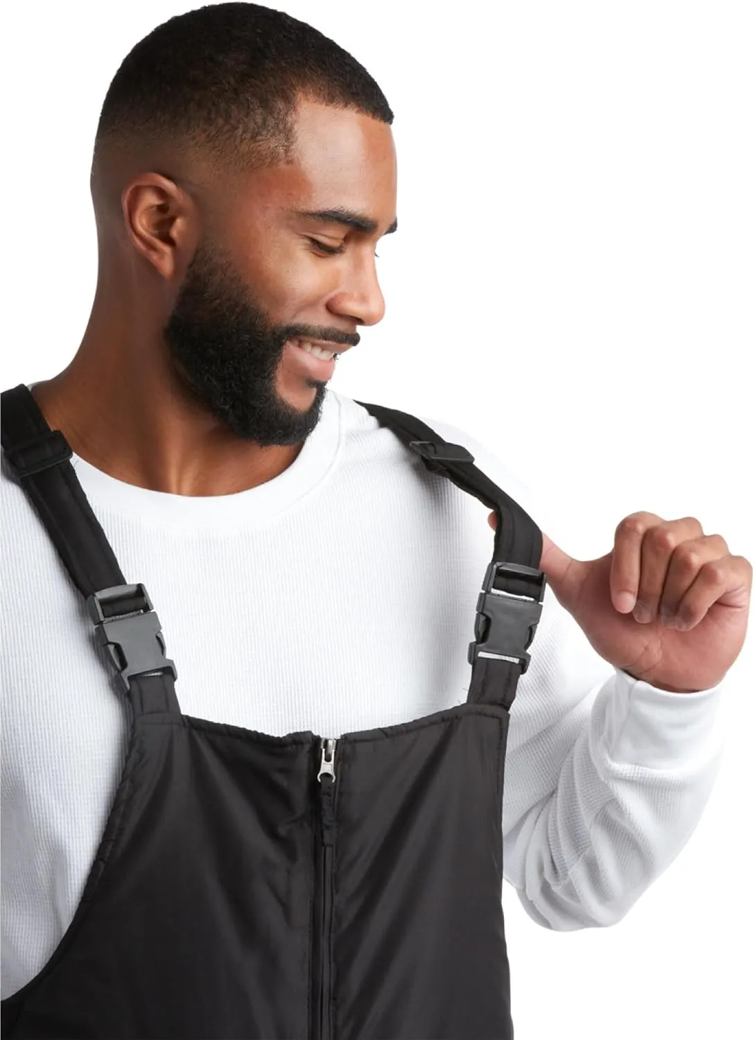 Cherokee Men's Snow Bib - Insulated Waterproof Snow Pants Ski/Snowboard Overalls (M-2XL)