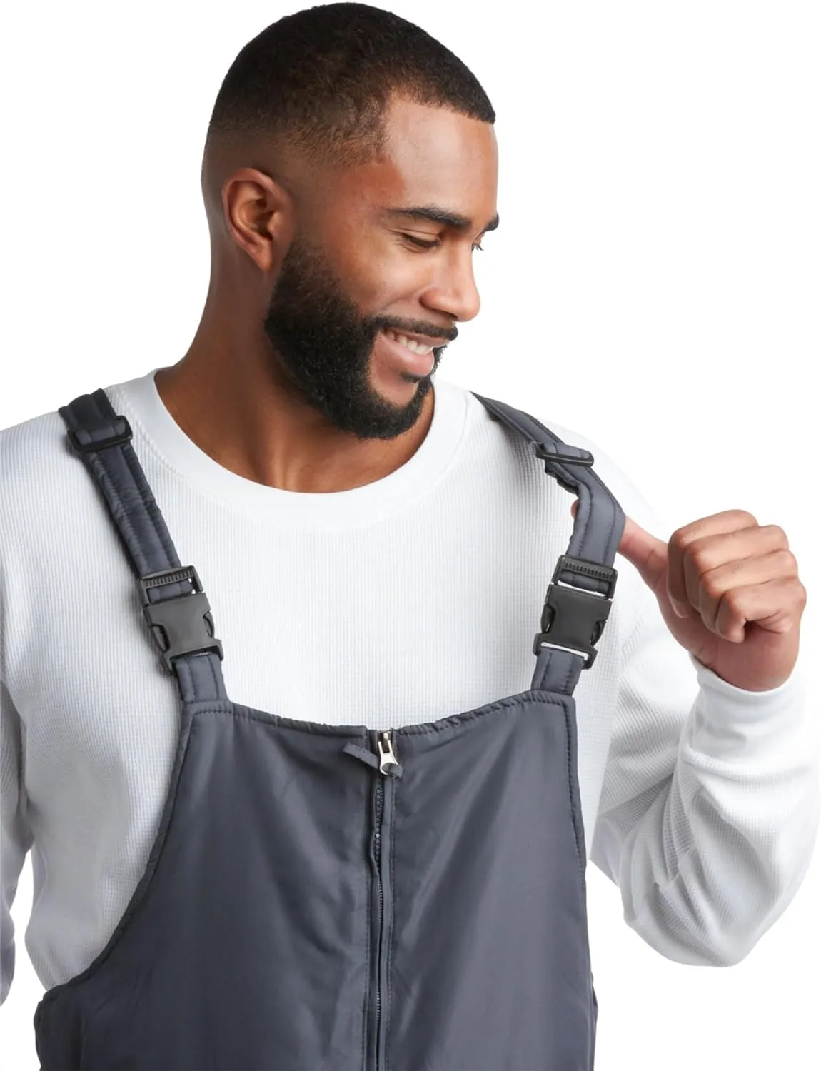 Cherokee Men's Snow Bib - Insulated Waterproof Snow Pants Ski/Snowboard Overalls (M-2XL)