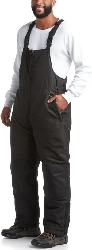 Cherokee Men's Snow Bib - Insulated Waterproof Snow Pants Ski/Snowboard Overalls (M-2XL)
