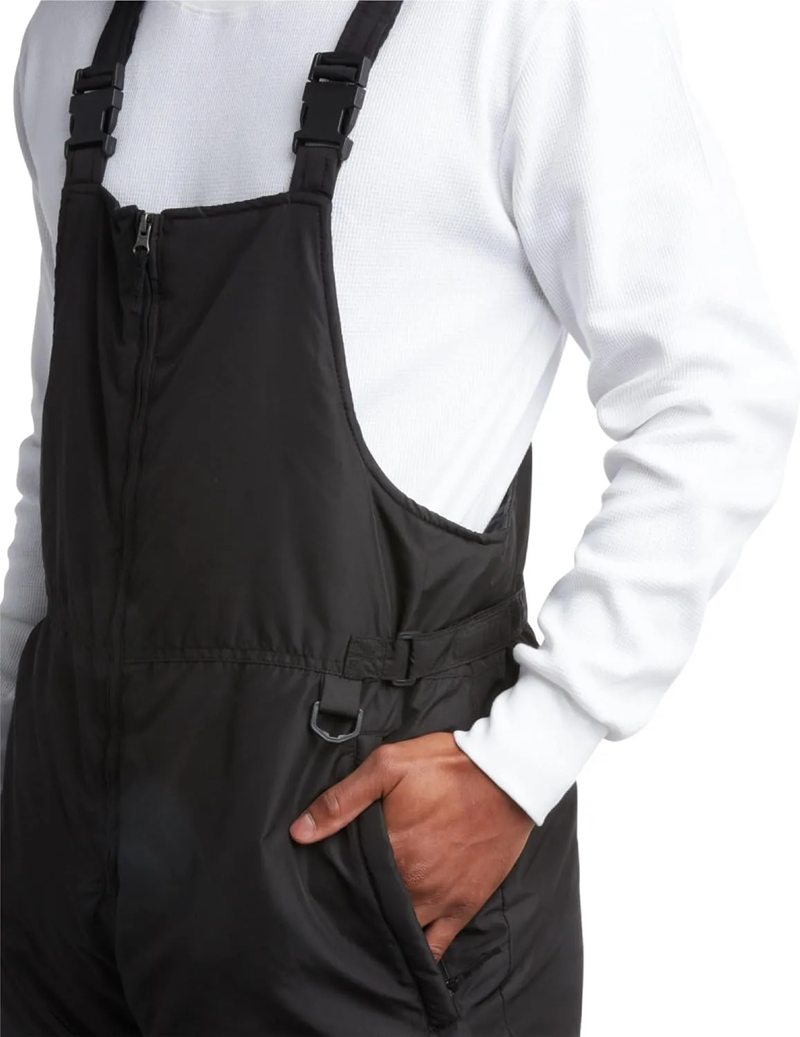 Cherokee Men's Snow Bib - Insulated Waterproof Snow Pants Ski/Snowboard Overalls (M-2XL)