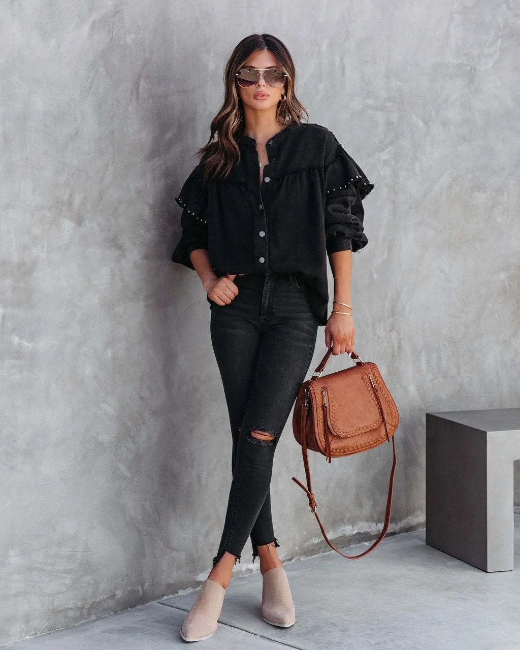 Classic Denim Jacket, Spring and Autumn Outerwear for Women