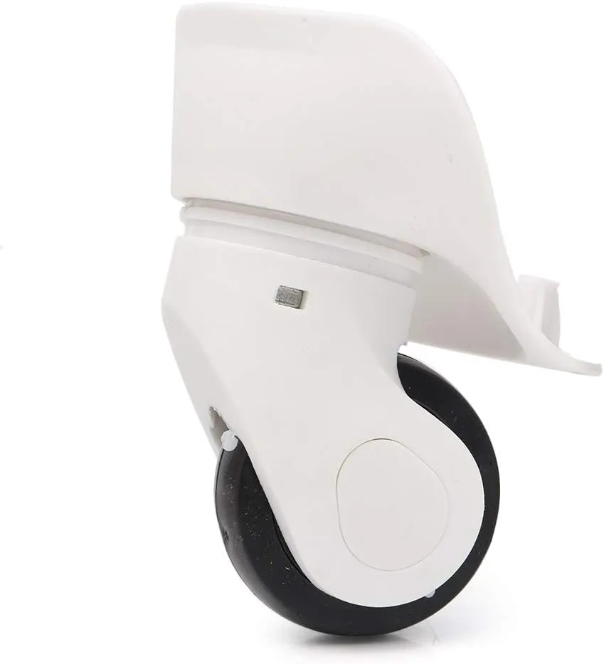 Cnfang4 Replacement Luggage Wheel Repair Suitcase Bag Spinner Wheel for Universal Travel Luggage W041, White Small