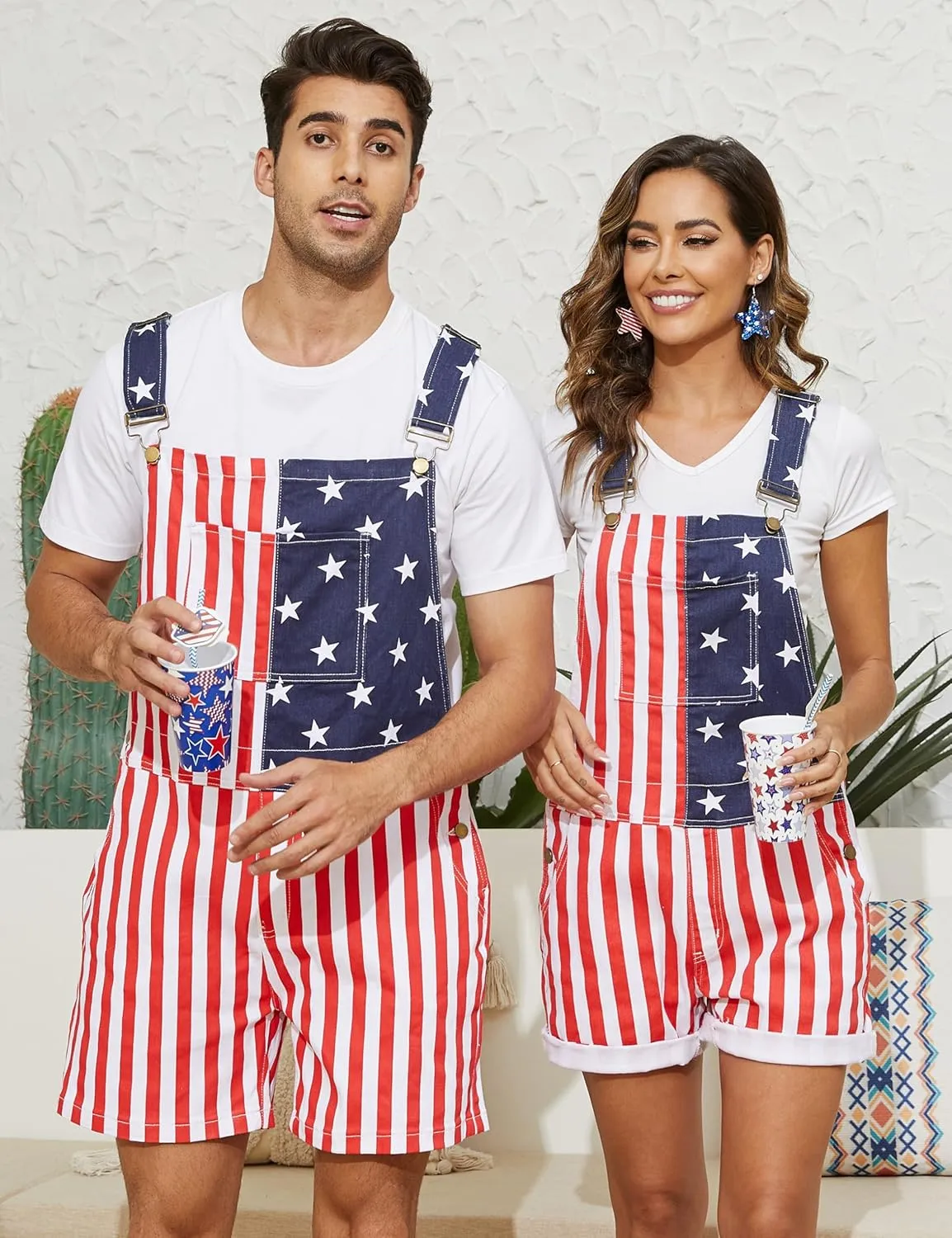 Coveralls for Men Bibs Overalls Festival Jumpsuits Shorts Romper