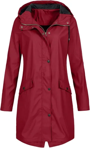 Double-Breasted Classic Lapel Overcoat Women Coat Rain Raincoat Women'S Coat Long Dress Jacket Coat for Women