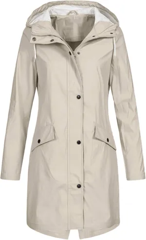 Double-Breasted Classic Lapel Overcoat Women Coat Rain Raincoat Women'S Coat Long Dress Jacket Coat for Women