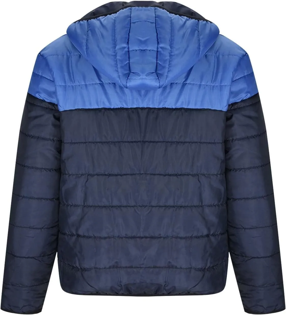 Down Jacket Men Winter Jackets Packable Lightweight Jacket Long Sleeve Zip Up Fuzzy Winter Jackets with Hood