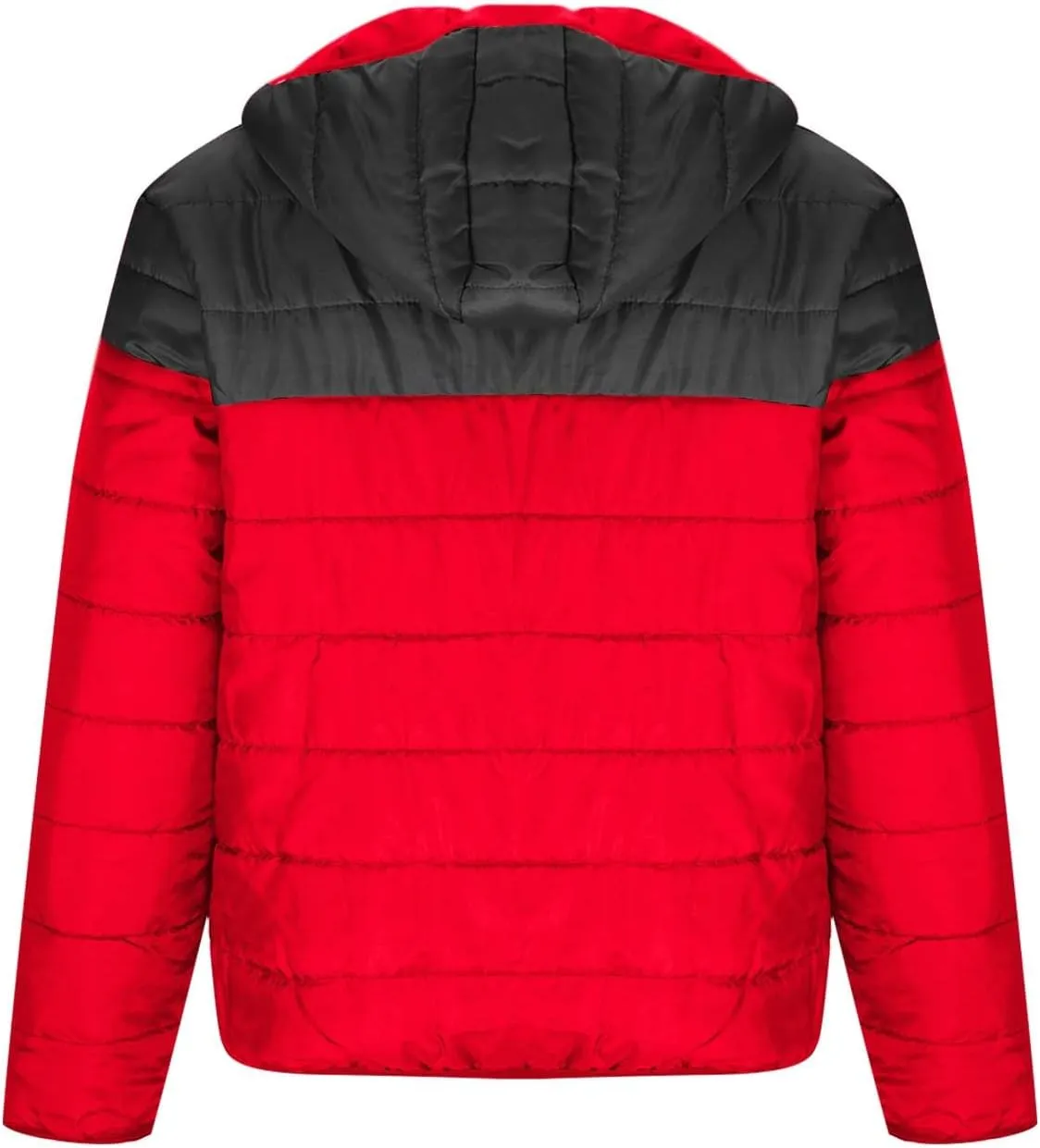 Down Jacket Men Winter Jackets Packable Lightweight Jacket Long Sleeve Zip Up Fuzzy Winter Jackets with Hood