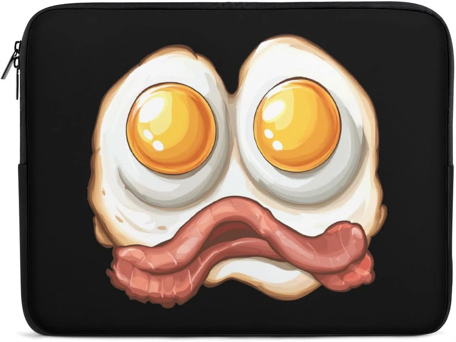 Egg and Bacon Egg Laptop Case Sleeve Bag 10inch Durable Shockproof Protective Computer Carrying Cover Briefcase