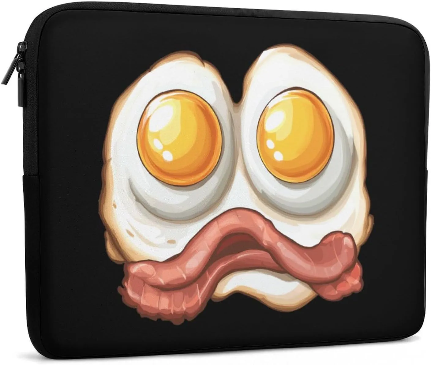 Egg and Bacon Egg Laptop Case Sleeve Bag 10inch Durable Shockproof Protective Computer Carrying Cover Briefcase