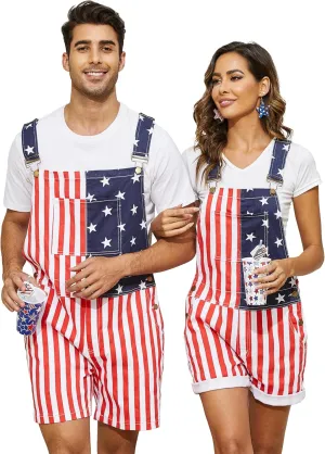 Festival Overalls for Men Fashion Jumpsuits Shorts Romper Bibs Coveralls