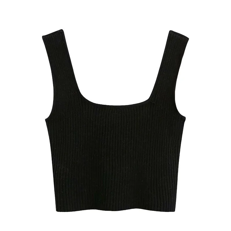 FLORAL APLIQUES CROP TOP