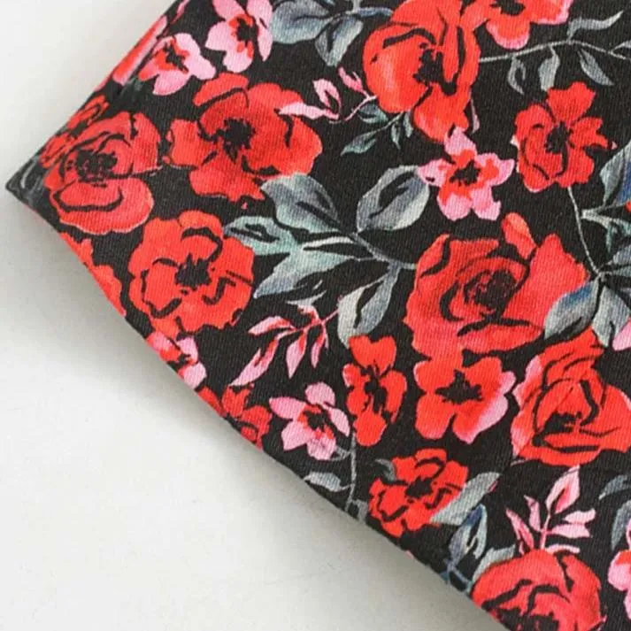 FLORAL CROP TOP