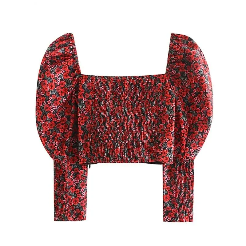 FLORAL CROP TOP