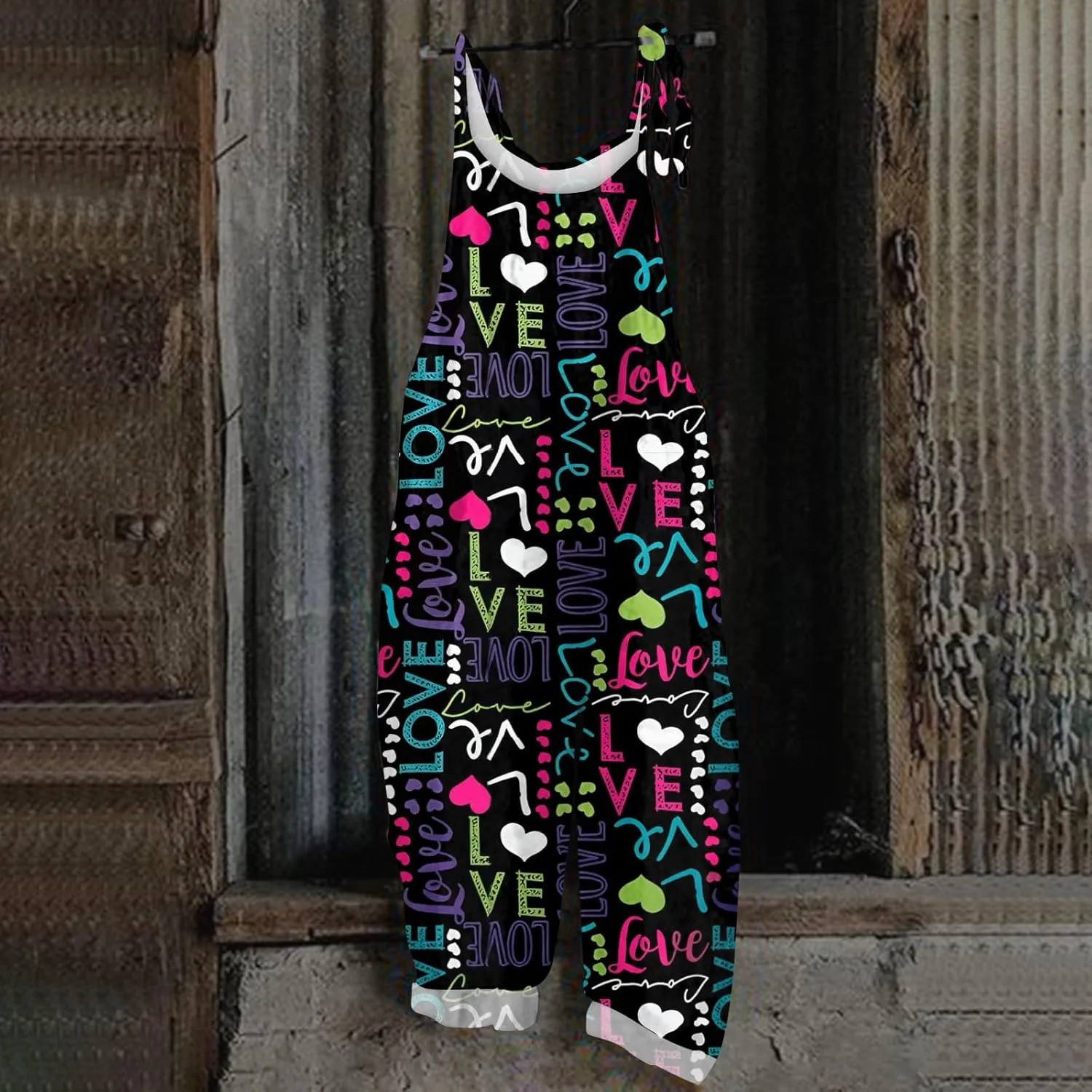 Floral Print Cotton Linen Summer Overalls for Women 2025 Fashion Plus Size Adjustable Jumpsuits Rompers Pants