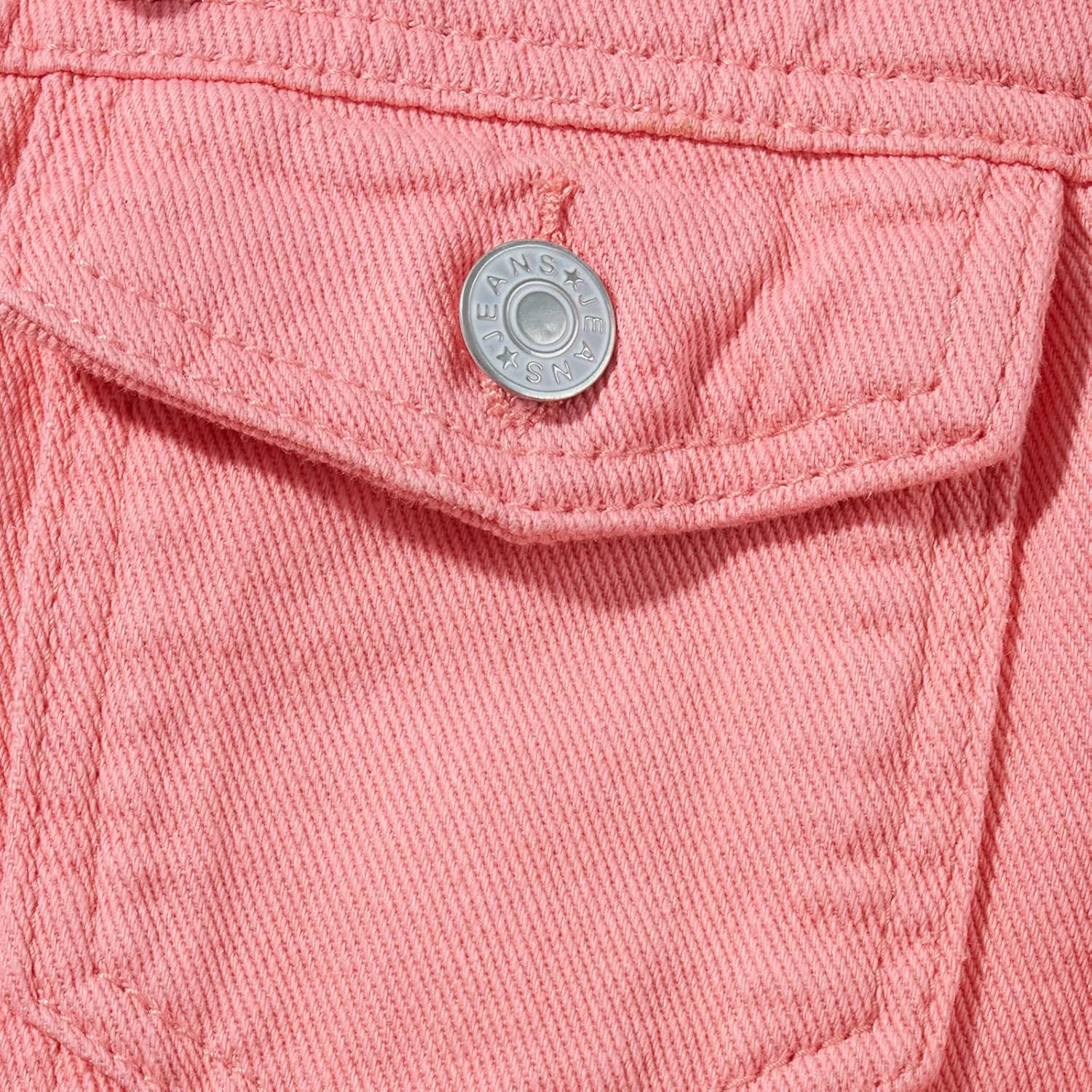 FOMOYUU Women's Cropped Denim Jacket Button Down Long Sleeve Vintage Casual Jean Coat Classic Trucker Jacket Outerwear