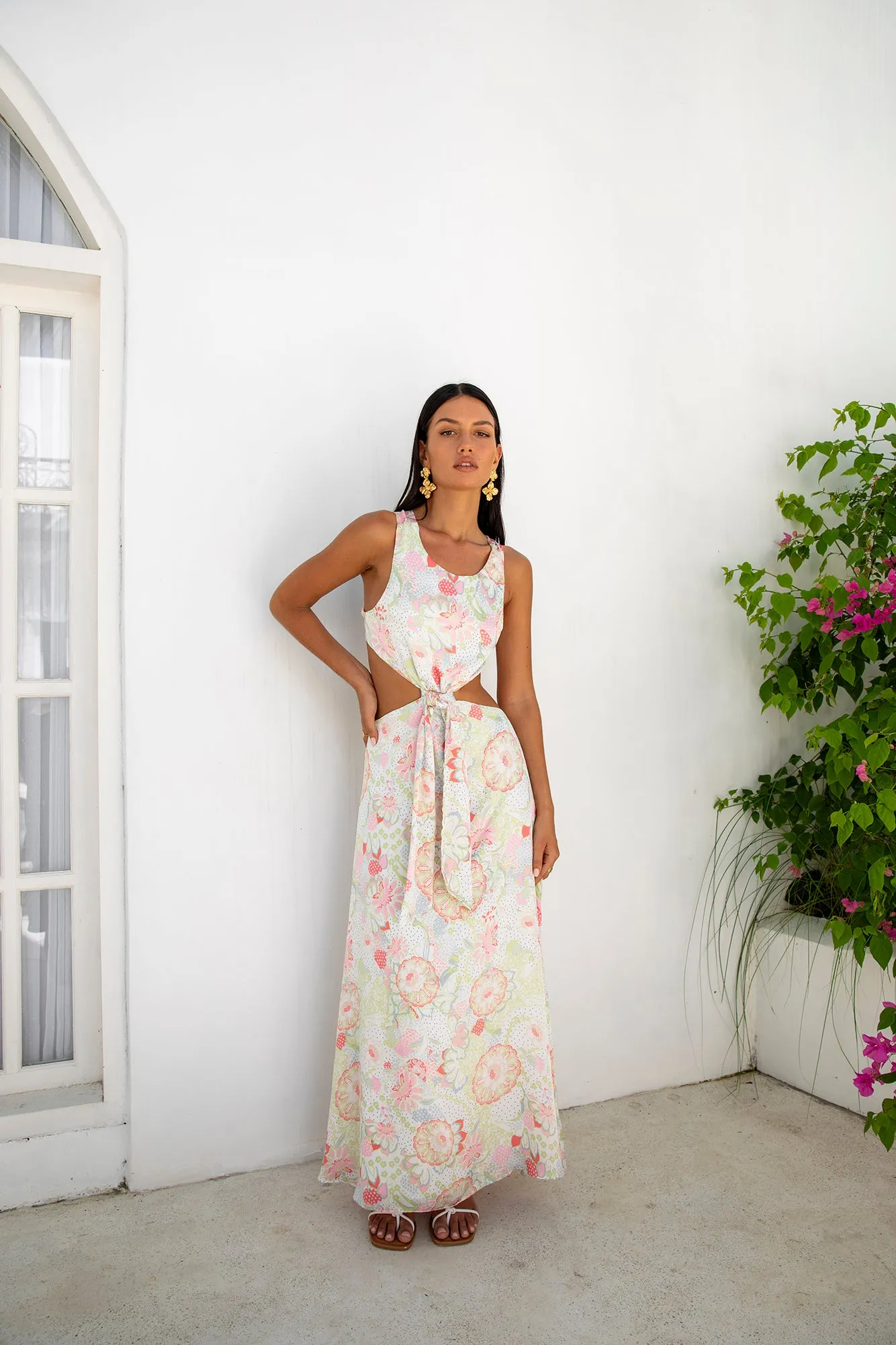 FORTUNATE ONE Clear Skies Maxi Dress Multi