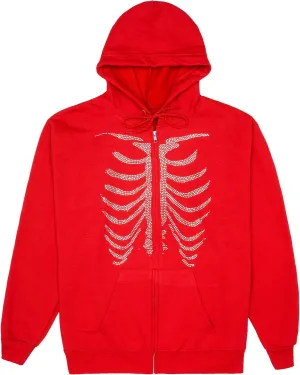 Franhais Gothic Zip Up Hoodie Oversized Women Sweatshirt Harajuku Punk E-Girls Y2K Aesthetic Autumn Outwear Jacket