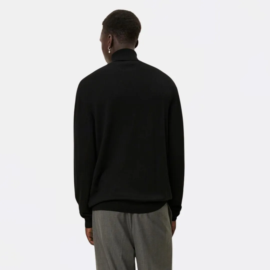 Greyson Rollneck Merino Knit Sweater (Black)