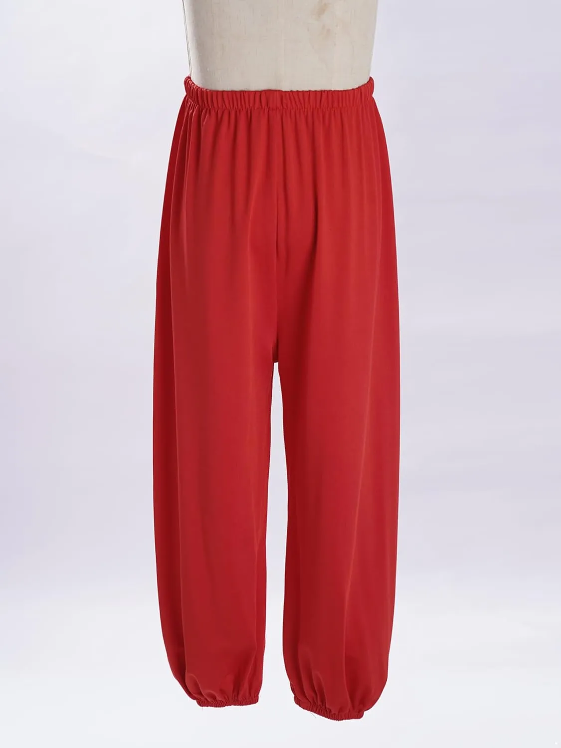 Hansber Kids Unisex Casual Harem Pants Hip Hop Dance Pants Casual Baggy Jogger Pants Kung Fu Practice Trousers