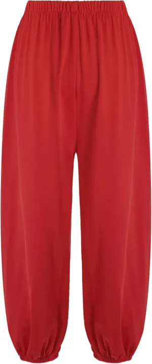 Hansber Kids Unisex Casual Harem Pants Hip Hop Dance Pants Casual Baggy Jogger Pants Kung Fu Practice Trousers