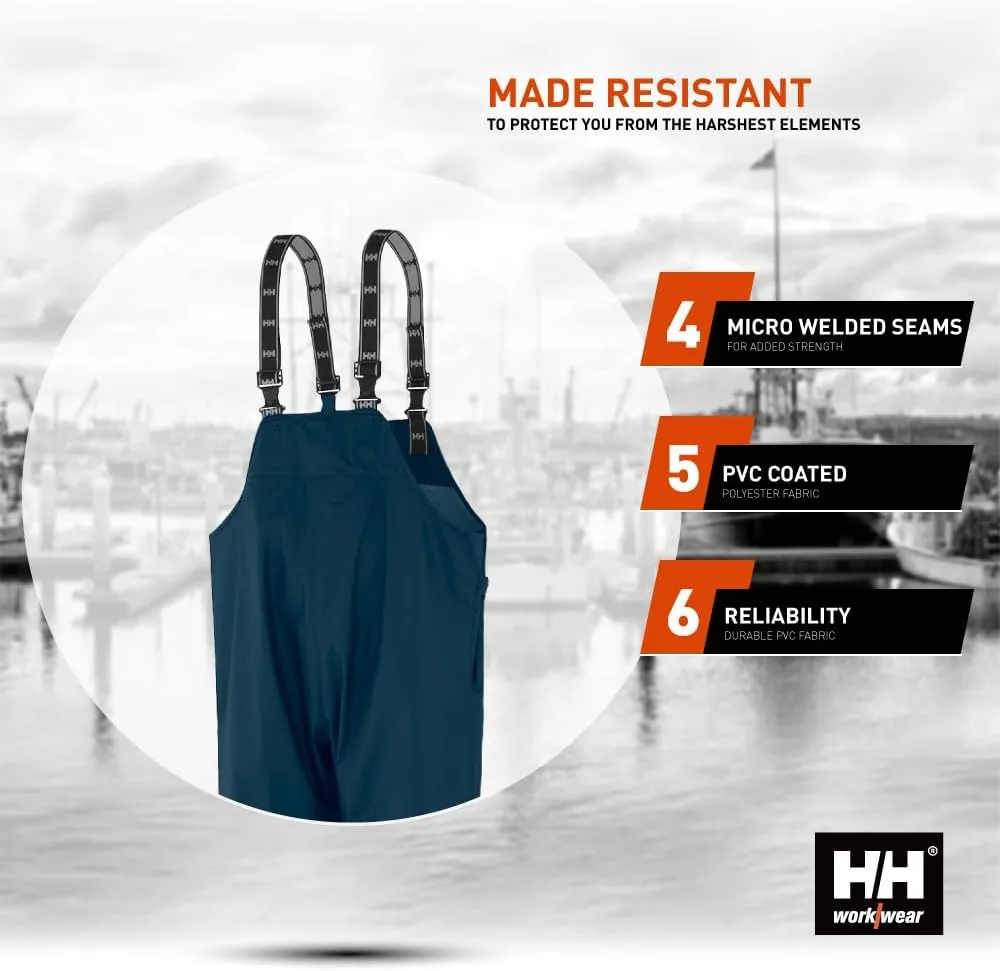 Helly-Hansen mens Workwear Mandal Fishing and Rain Bib Pant