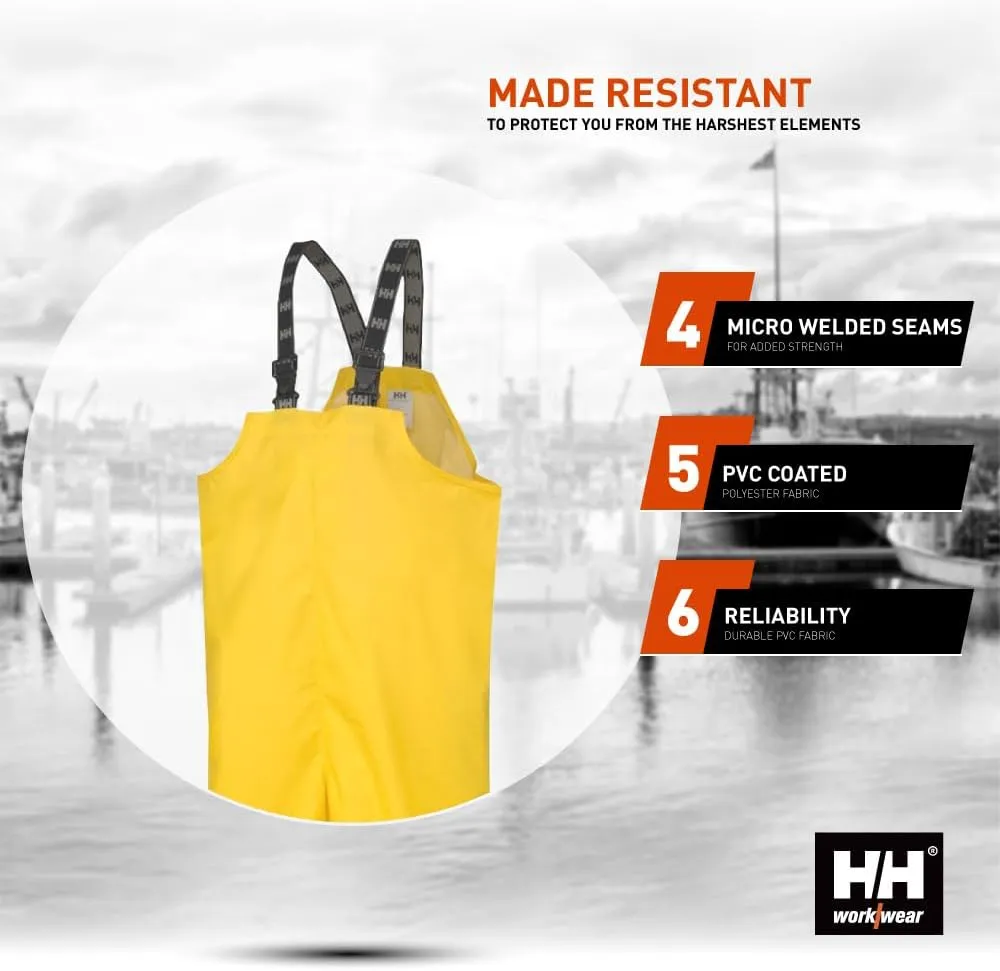 Helly-Hansen mens Workwear Mandal Fishing and Rain Bib Pant