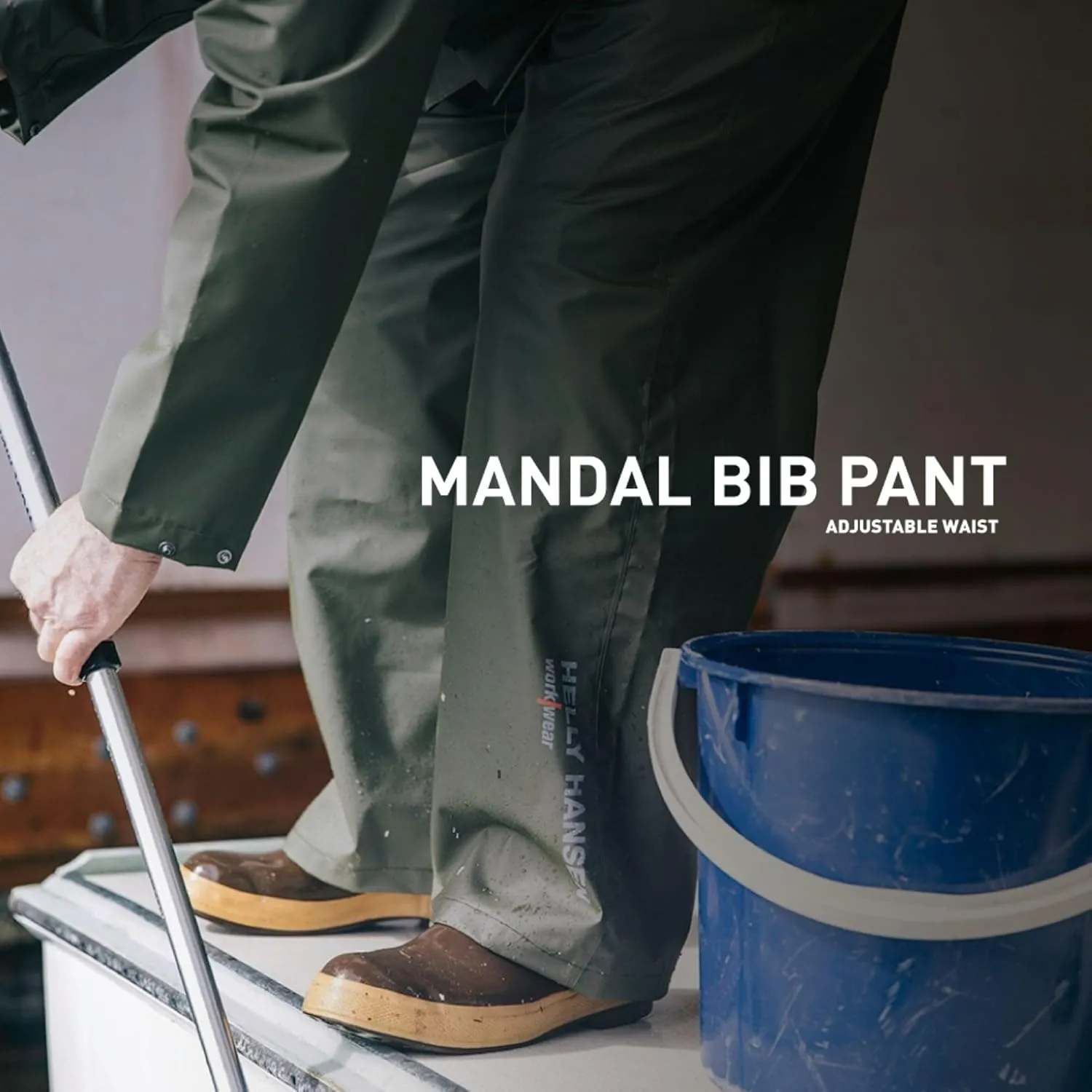 Helly-Hansen mens Workwear Mandal Fishing and Rain Bib Pant