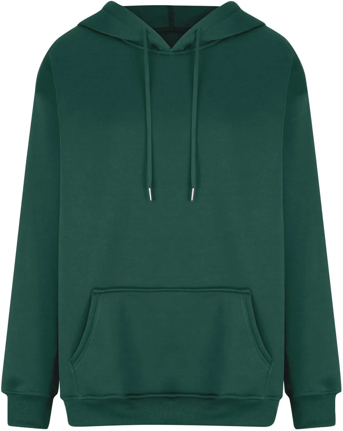 Hoodies for Women Fleece Lined Long Sleeve Hooded Sweatshirt Loose Fit Casual Hoodies Pullover with Pockets Fall Clothes