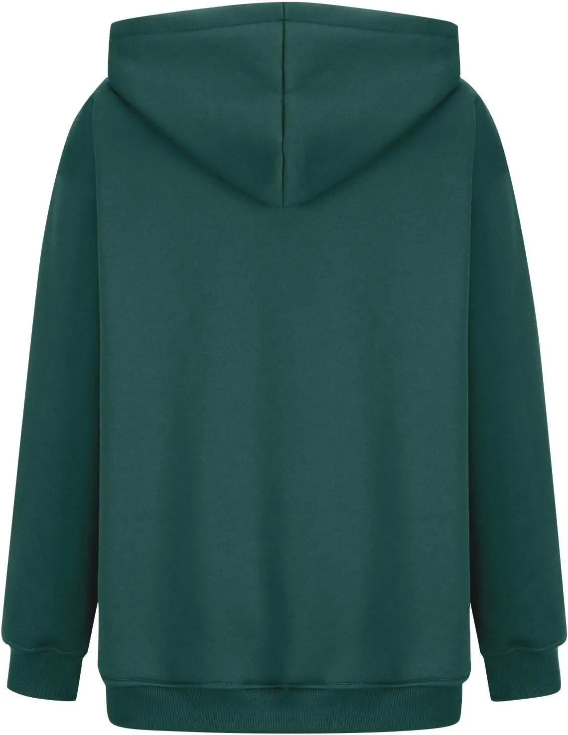 Hoodies for Women Fleece Lined Long Sleeve Hooded Sweatshirt Loose Fit Casual Hoodies Pullover with Pockets Fall Clothes