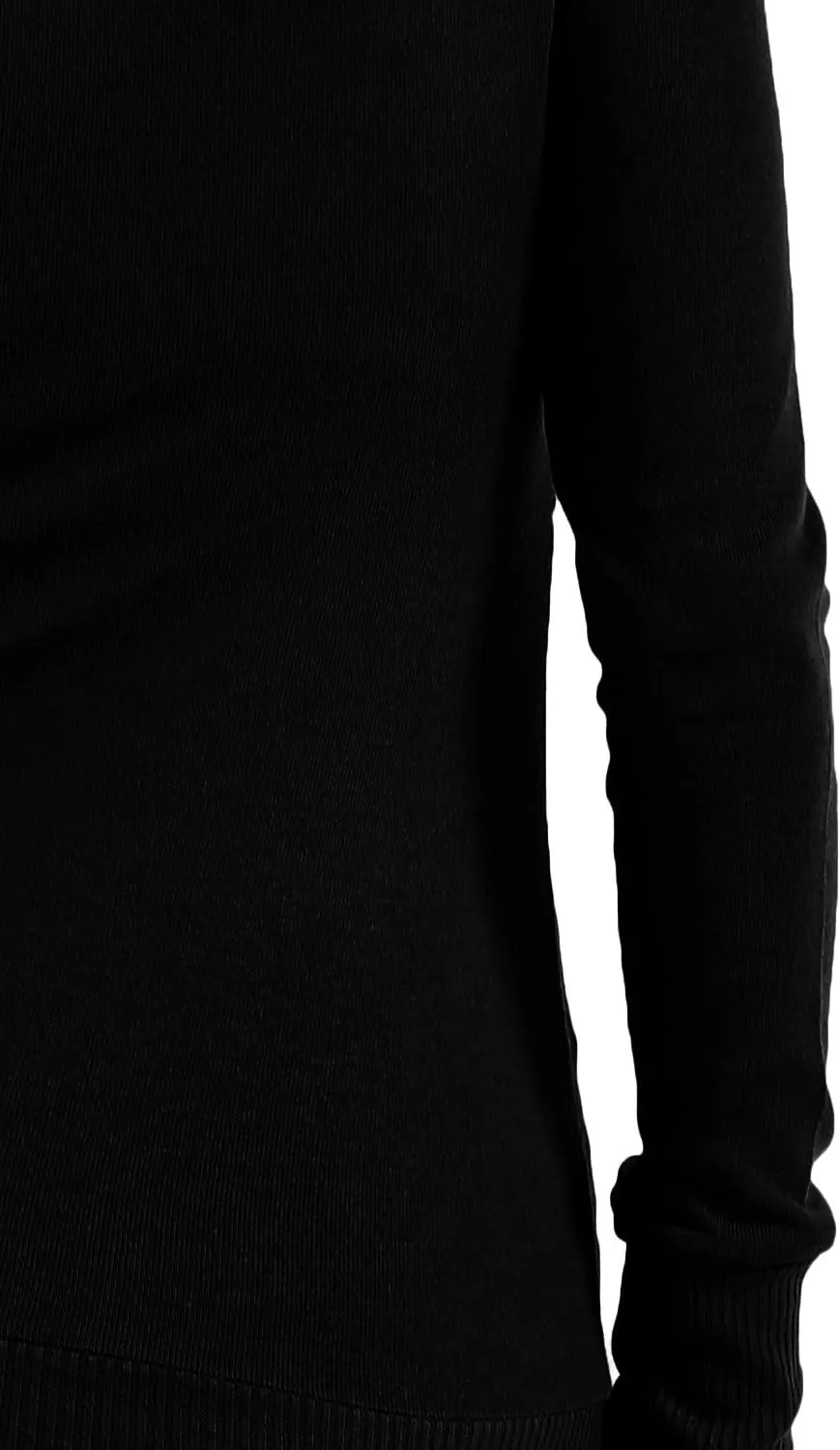 J. LOVNY Womens Basic Lightweight Stretch V-Neck Long Sleeve Ribbed Details Snap Button Cardigan Sweater S-3XL