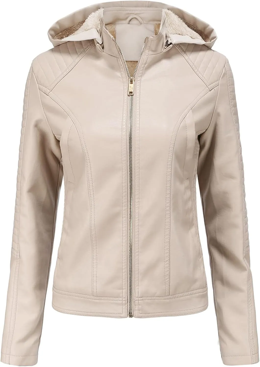 Jacket Women Motor Women Punk Tops Coat Zip Cropped Lapel Ladies Biker Women's Coat Cropped Leather Jacket Women