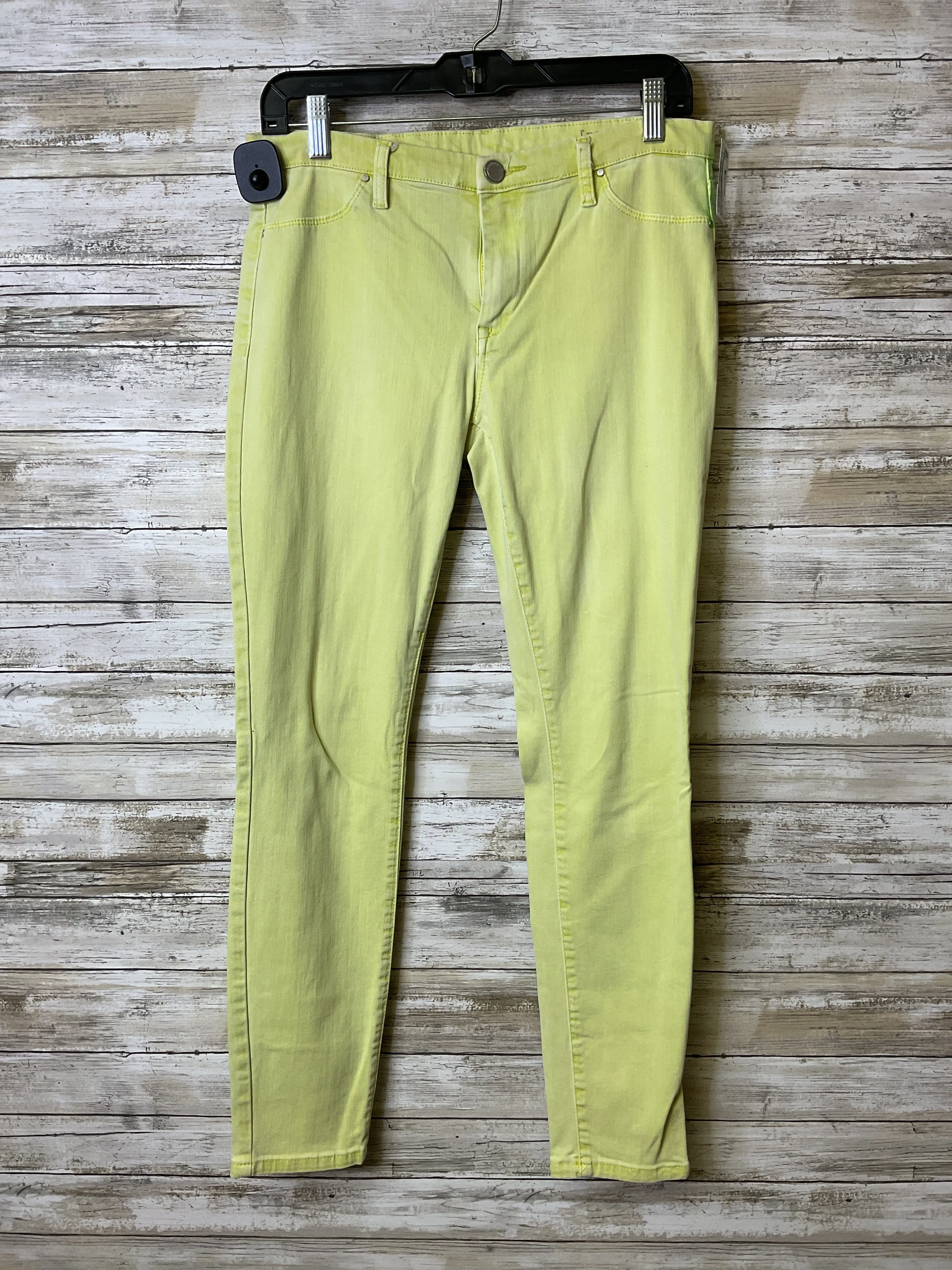 Jeans Skinny By Blanknyc In Yellow Denim, Size:12