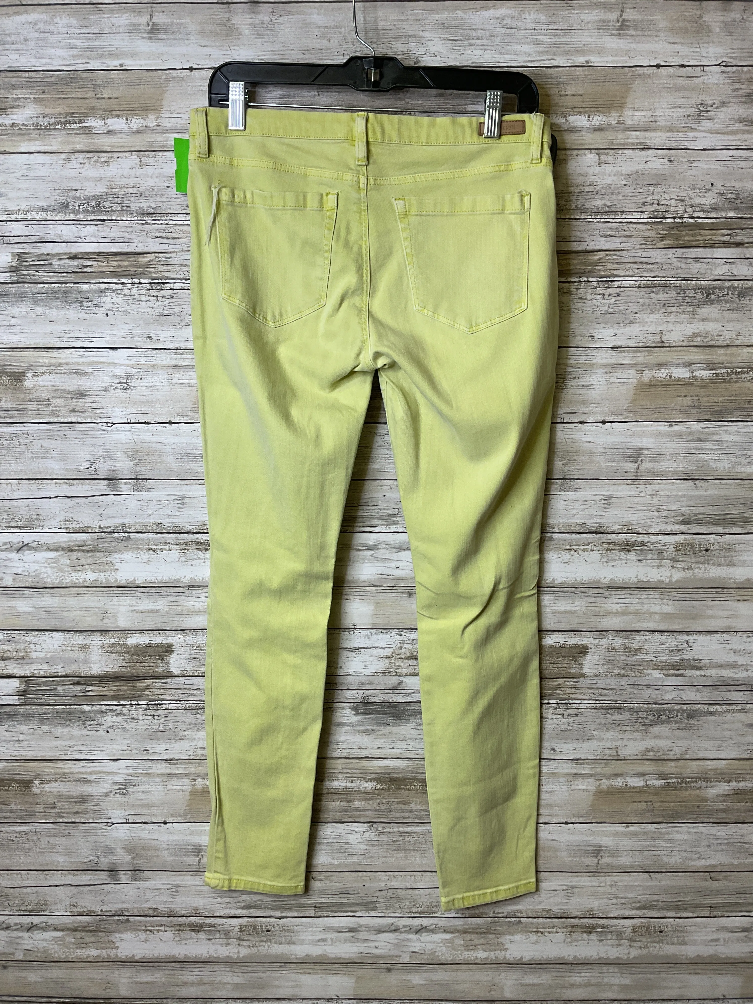 Jeans Skinny By Blanknyc In Yellow Denim, Size:12