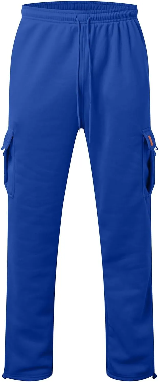 Joggers for Men Casual Solid Pants Leggings Trousers Tooling Multi-Pocket Men's Color Men's Pants Slim Fit Track