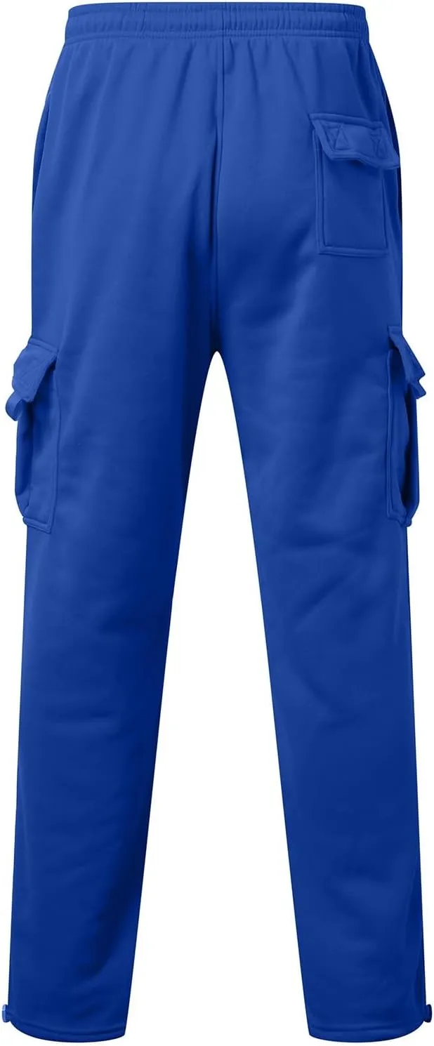 Joggers for Men Casual Solid Pants Leggings Trousers Tooling Multi-Pocket Men's Color Men's Pants Slim Fit Track