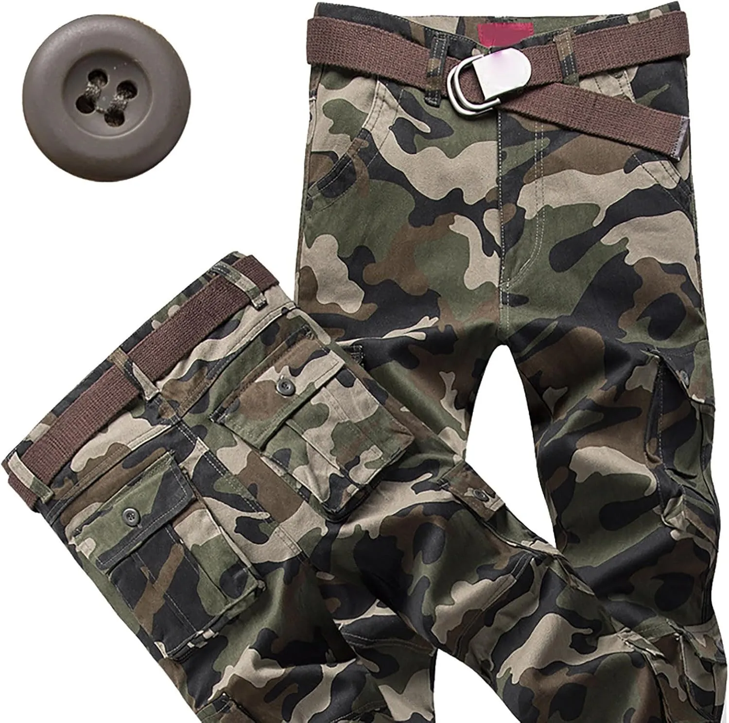 Knit Casual Pants for Men Men's Solid Color and Windproof and Rainproof Pants Winter Warm Training Active Track